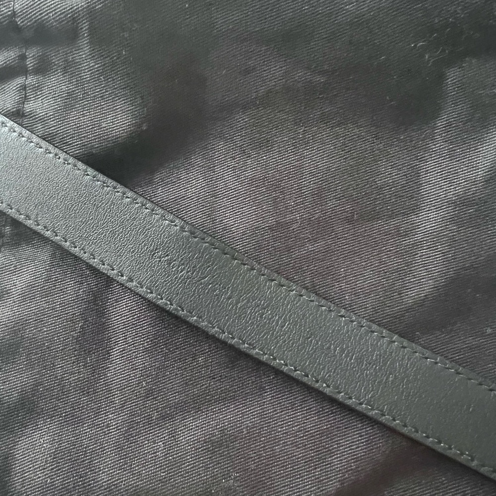 Saint Laurent Black Belt with Bronze Buckle - Picture 3 of 3